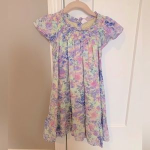Baby Gap Beautiful Water Color Floral Dress Size 5T